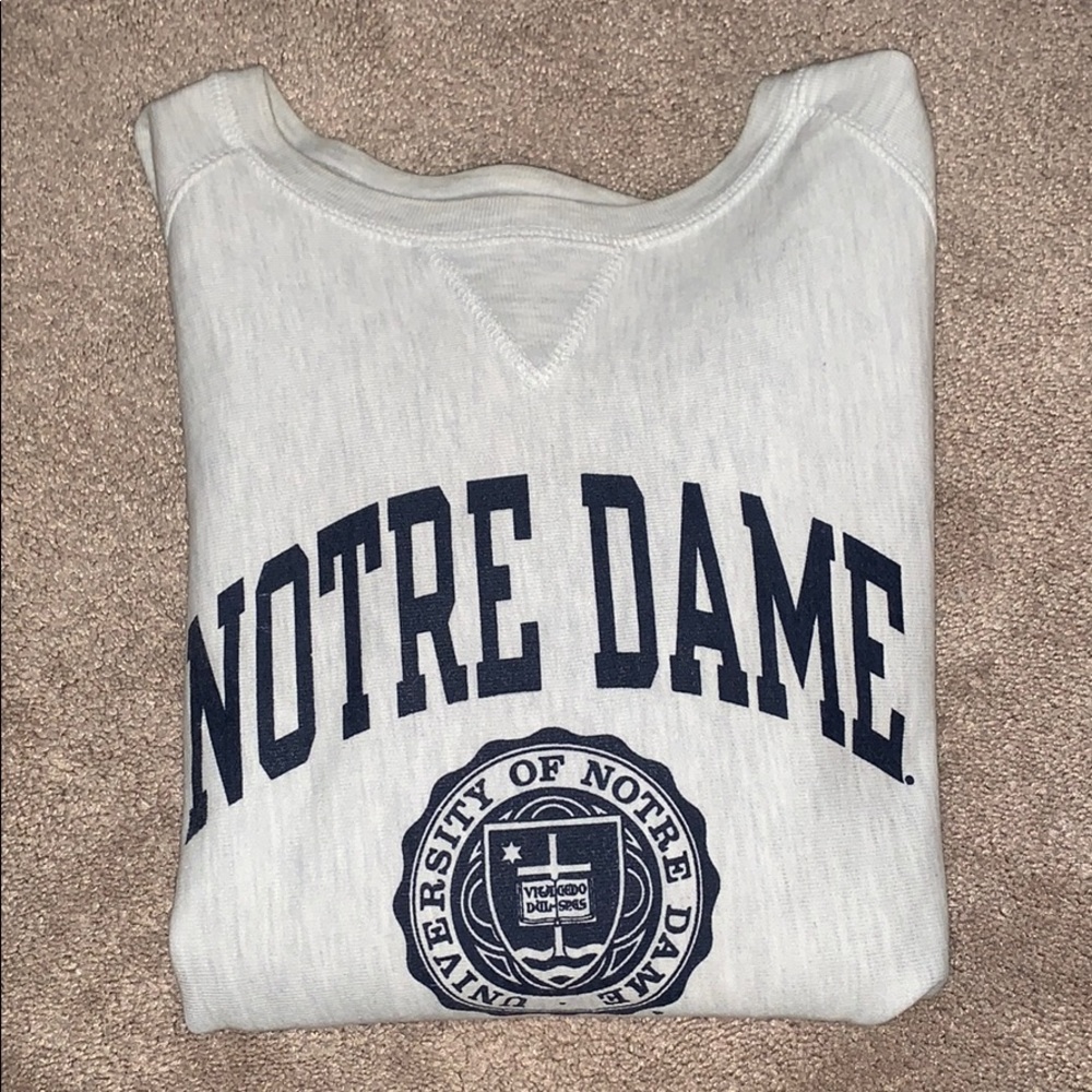 champion NOTRE DAME crew neck